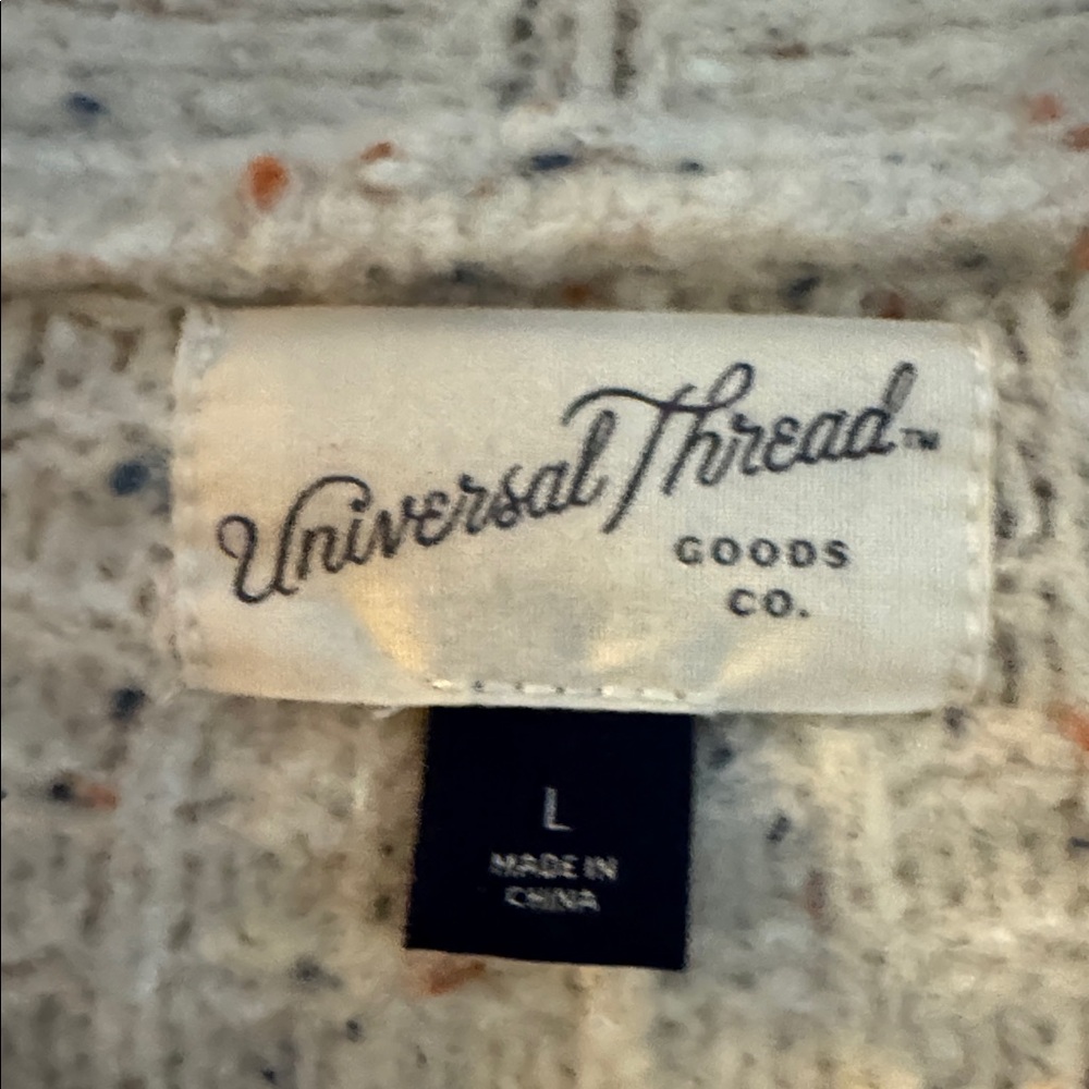 Universal Thread Speckled Cream Cardigan - Picture 2 of 4